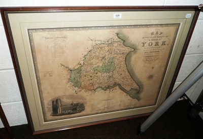 Lot 528 - A map of 'The East Riding of the County of York'