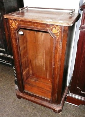 Lot 576 - Edwardian inlaid music cabinet