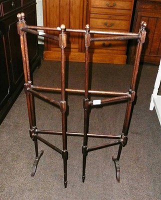 Lot 579 - Georgian folding clothes rail