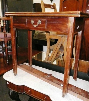 Lot 597 - 19th century mahogany tea table