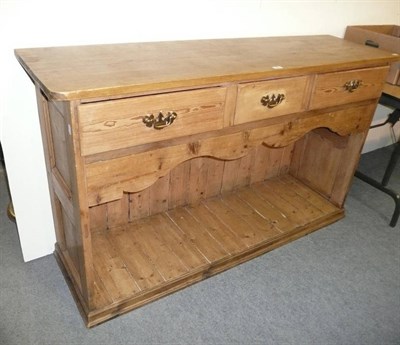 Lot 848 - Victorian pine dresser base