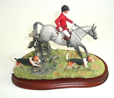 Lot 72 - A Border Fine Arts model 'A Day with the Hounds', boxed