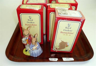 Lot 82 - Eleven boxed Royal Doulton Bunnykins figures