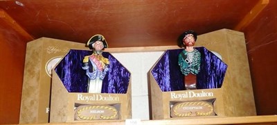 Lot 106 - Two Royal Doulton Limited Edition Ships Figure Heads, Chieftain HN2929 174/950 and Nelson...