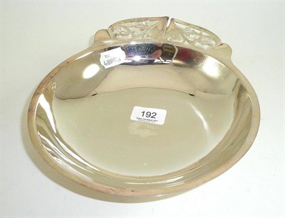 Lot 192 - A Walker & Hall silver dish with pierced handle