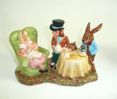 Lot 252 - Royal Doulton Beswick Ware 'Mad Hatter's Tea Party', model No. LC1, limited edition No. 944/1998