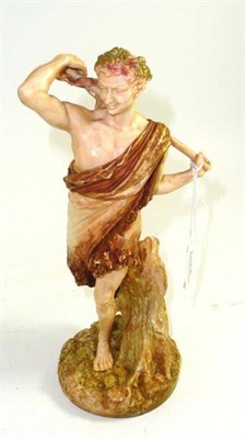 Lot 268 - A Royal Worcester figure of Bacchus (a.f.)