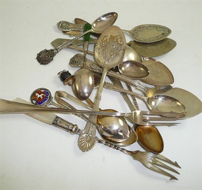 Lot 296 - Quantity of mostly silver spoons