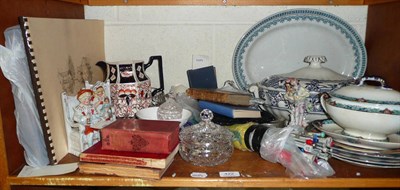 Lot 422 - Quantity of household crockery, coins, books and jewellery etc