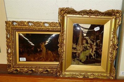 Lot 475 - Two framed crystoleums