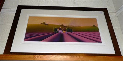 Lot 500 - Paul Corfield, limited edition print, ";Lavender Fields"; 30/150