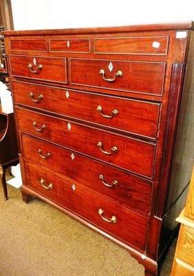 Lot 539 - Victorian mahogany five height chest of drawers