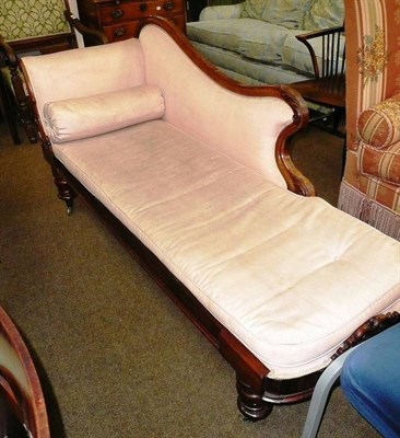 Lot 600 - William IV rosewood chaise longue