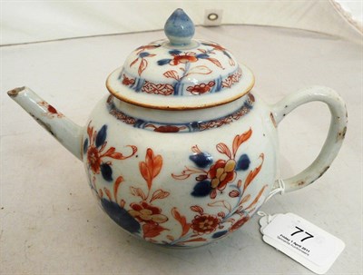 Lot 77 - A Chinese Imari teapot and cover