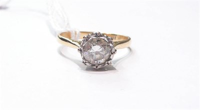 Lot 123 - Diamond solitaire ring