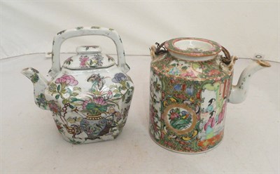 Lot 160 - Two Cantonese wine ewers