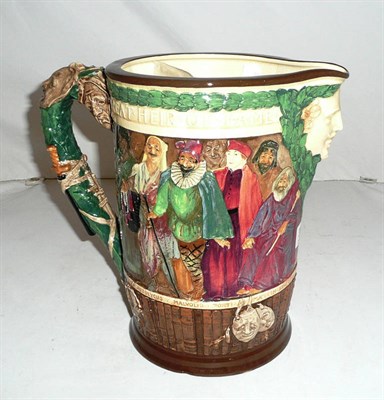 Lot 309 - A Doulton Shakespeare jug and certificate