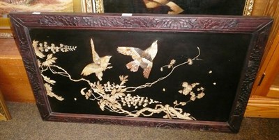 Lot 515 - A Japanese lacquered panel, circa 1900