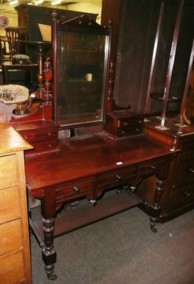 Lot 564 - A Victorian mahogany dressing table