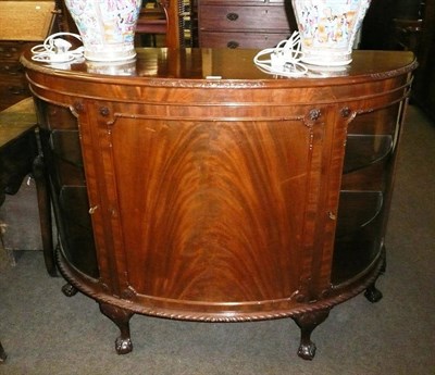 Lot 594 - Demi lune side cabinet