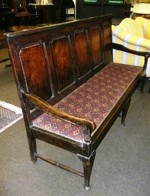 Lot 620 - Oak settle