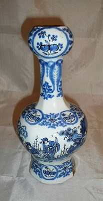 Lot 158 - A Smith German tin glazed vase late 17th century (a.f.)