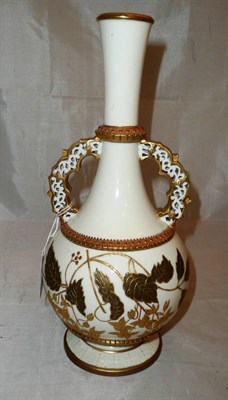 Lot 290 - Grainger & Co twin-handled vase