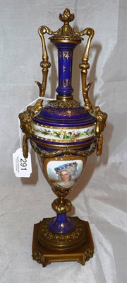 Lot 291 - A late 19th/early 20th century Continental ormolu-mounted vase