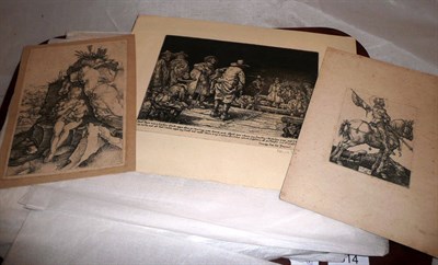 Lot 314 - A collection of engravings including Rembrandt, Durer, Samuel Palmer etc (16)