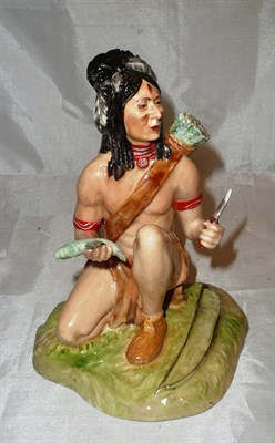 Lot 322 - Indian Brave', Peggy Davies figure (retail £195)