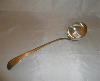 Lot 366 - Anne & Peter Bateman silver ladle