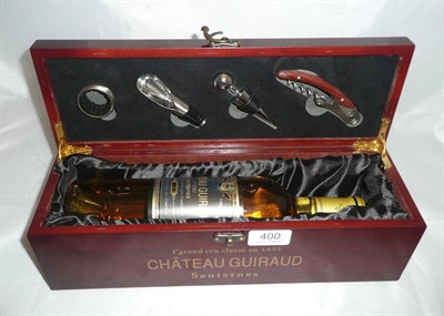 Lot 400 - Chateau Guiraud 1998 Sauternes in presentation case