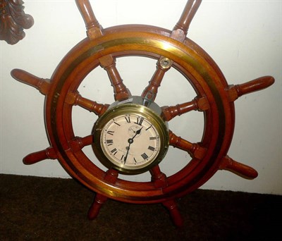 Lot 603 - A Smith's ship's clock