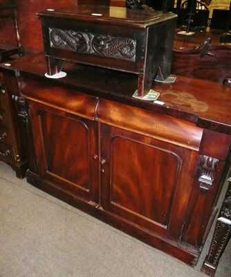 Lot 654 - Victorian mahogany sideboard