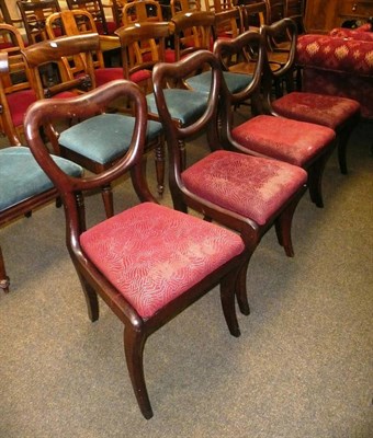 Lot 699 - Set of four kidney-shaped chairs