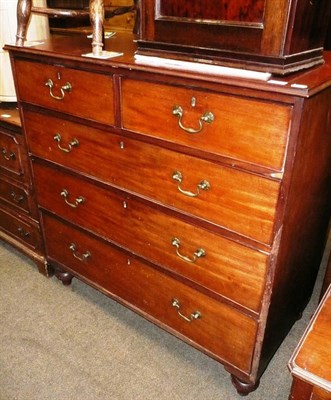 Lot 748 - A mahogany chest of drawers