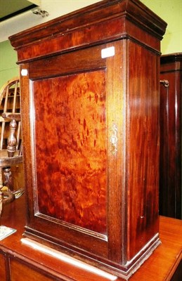 Lot 750 - A mahogany cabinet with fitted drawers and pigeon holes