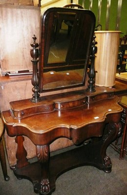 Lot 757 - Victorian mahogany duchess dressing table