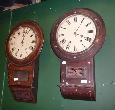 Lot 927 - Two striking wall clocks