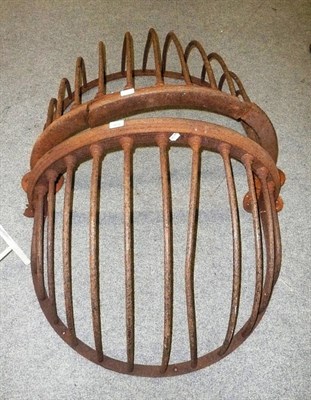 Lot 939 - A pair of hay racks