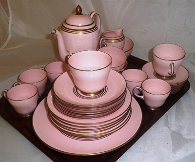 Lot 5 - Wedgwood 'Alpine Pink' tea set