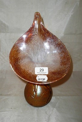 Lot 29 - Loetz-type 'Jack in the Pulpit' vase