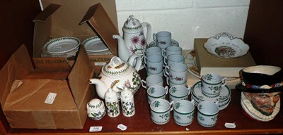 Lot 146 - Portmeirion, Royal Doulton Beefeaters character jug, Spode Gloucester coffee cups and saucers,...
