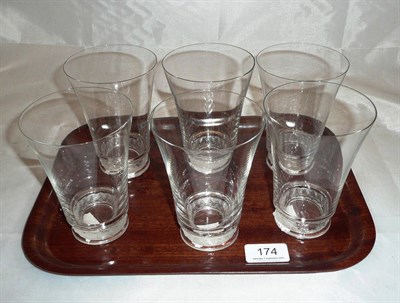 Lot 174 - Six Lalique glasses