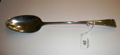 Lot 48 - A silver basting spoon