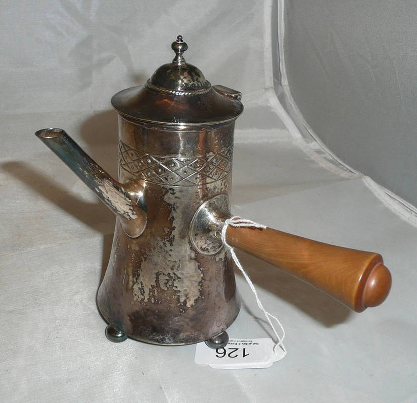 Lot 126 - Arts & Crafts silver coffee pot by A.E. Jones 1912, 5oz