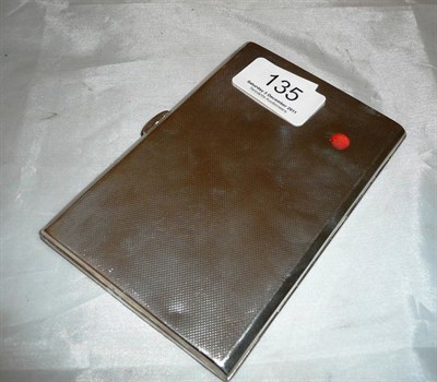 Lot 135 - A silver cigarette case