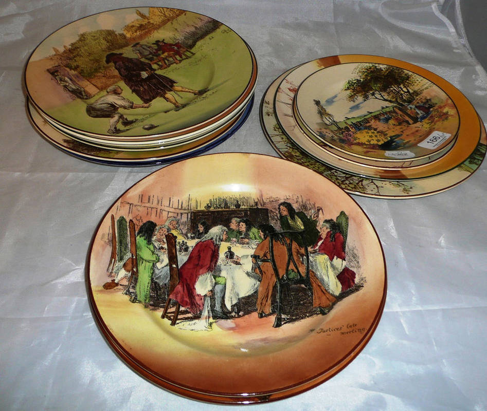 Lot 166 - A quantity of series ware Royal Doulton plates and others