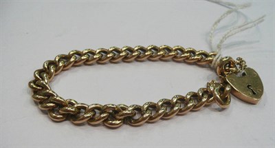 Lot 230 - A 9ct gold bracelet