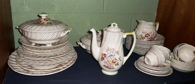 Lot 267 - A Doulton dinner and coffee set